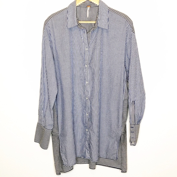 Free People | Lakehouse Button Up Shirt M - Picture 6 of 8
